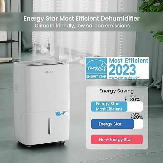 120 Pints Energy Star Dehumidifier Spaces up to 6,000 Sq. Ft for Basement, House  | eBay