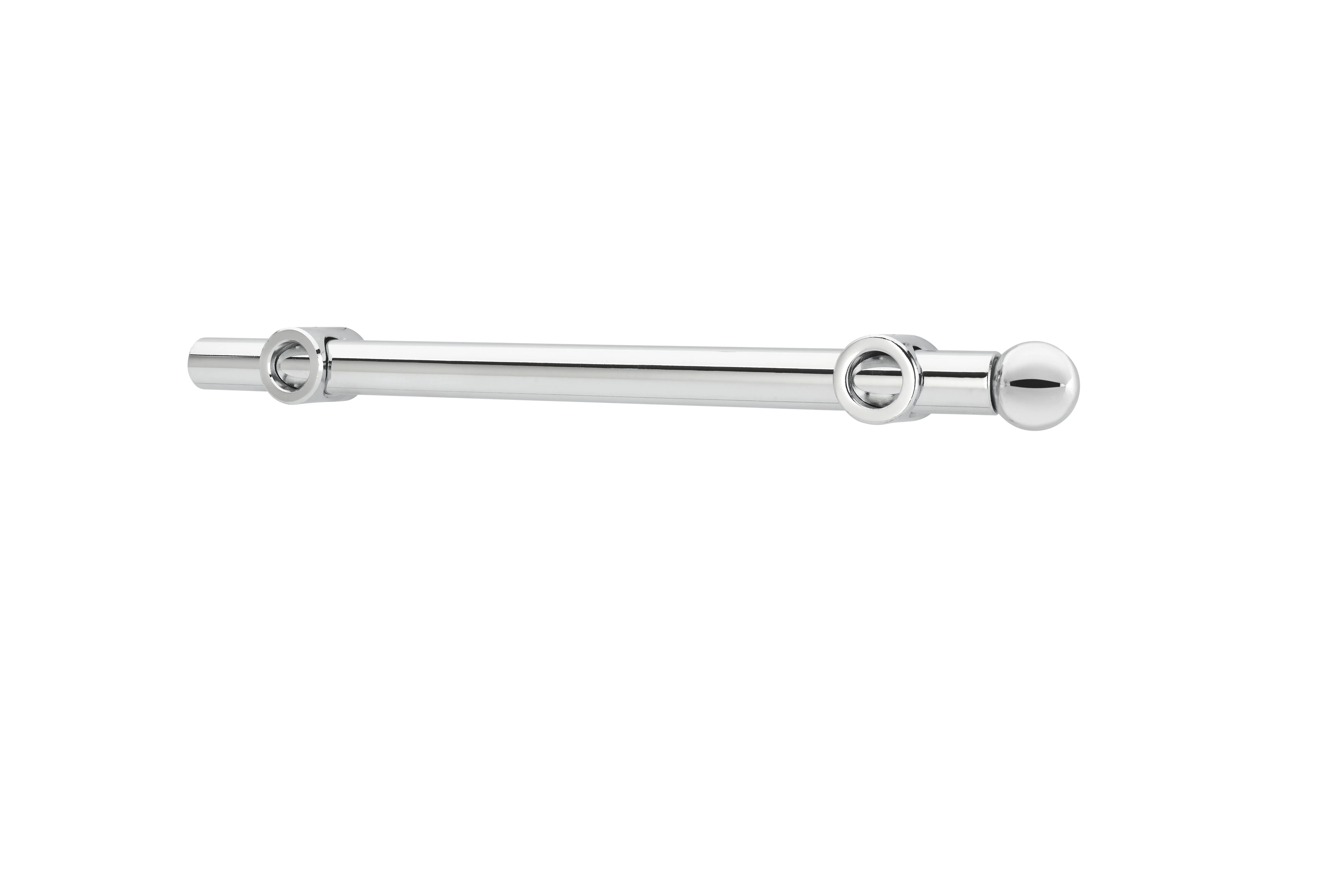 1.25 in. Chrome Extendable Designer Closet Rod