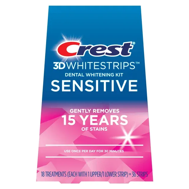 Crest 3D Whitestrips Sensitive Teeth Whitening Kit