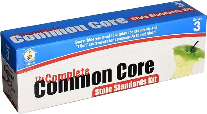 Carson Dellosa The Complete Common Core State Standards Kit Pocket Chart Cards Grade 4 (158172)