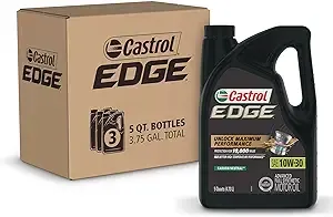 Castrol Edge 10W-30 Advanced Full Synthetic Motor Oil, 5 Quarts