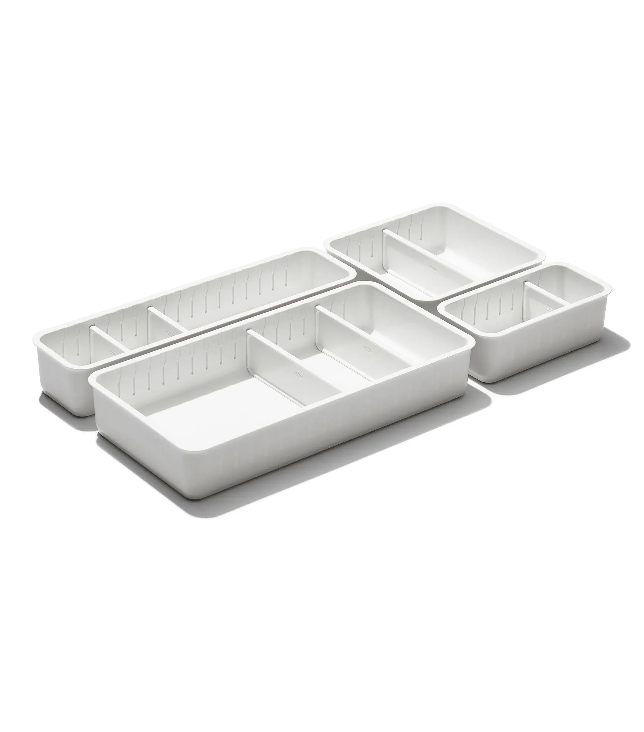 OXO Good Grips 4-Piece Adjustable Drawer Bin Set