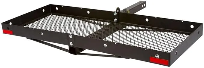 Rage Powersports 48" Folding Bumper Hitch Cargo Carrier Tray