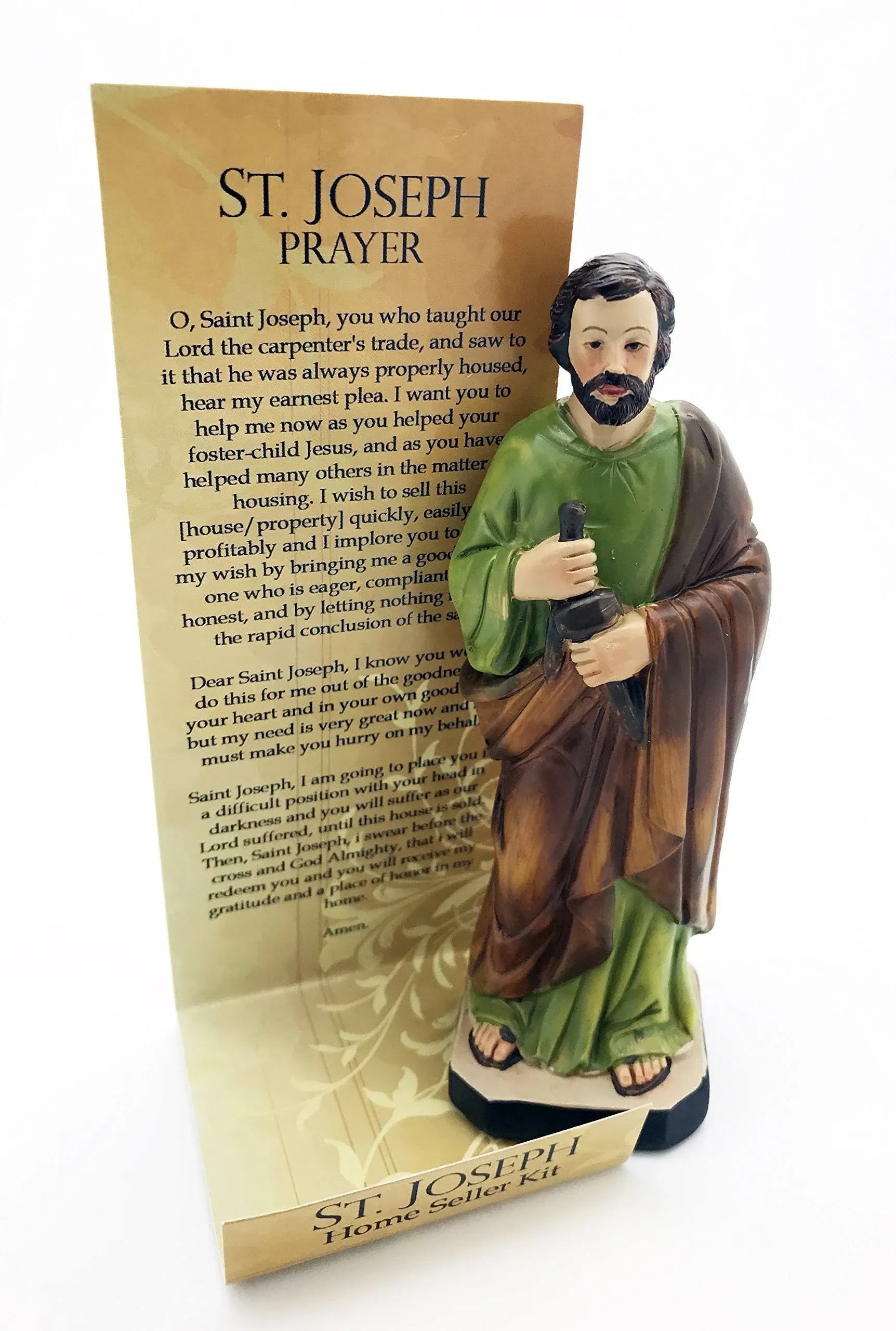 Pacific Giftware Saint Joseph Home Seller Kit with Prayer for Help for Smooth and Fast House Selling