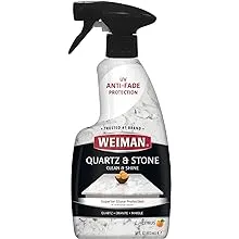 Weiman Quartz Countertop Cleaner and Polish - 24 Ounce with Microfiber Cloth - Clean and Shine Your Quartz Countertops Islands and Stone Surfaces