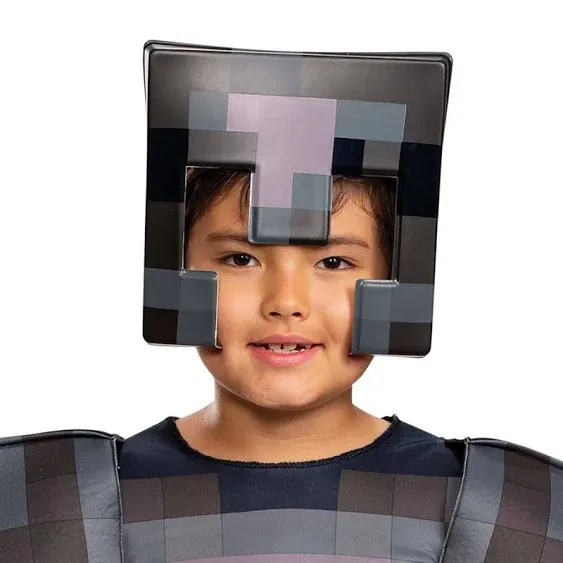 Minecraft Netherite Armor Kids Jumpsuit Classic Costume