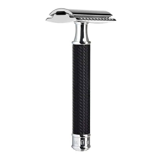 Mühle Traditional Black/Chrome Safety Razor (Closed Comb)