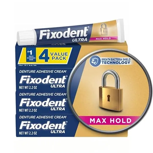 Fixodent Ultra Max Hold Denture Adhesive