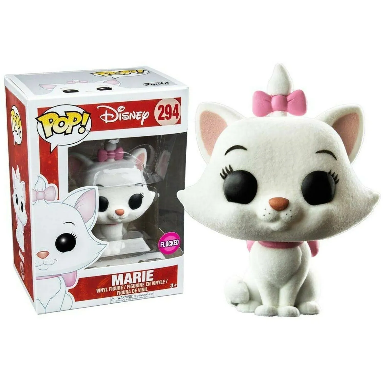 Funko Pop! Vinyl: Disney - Marie - (Flocked) - Hot Topic (HT) (Exclusive) #294