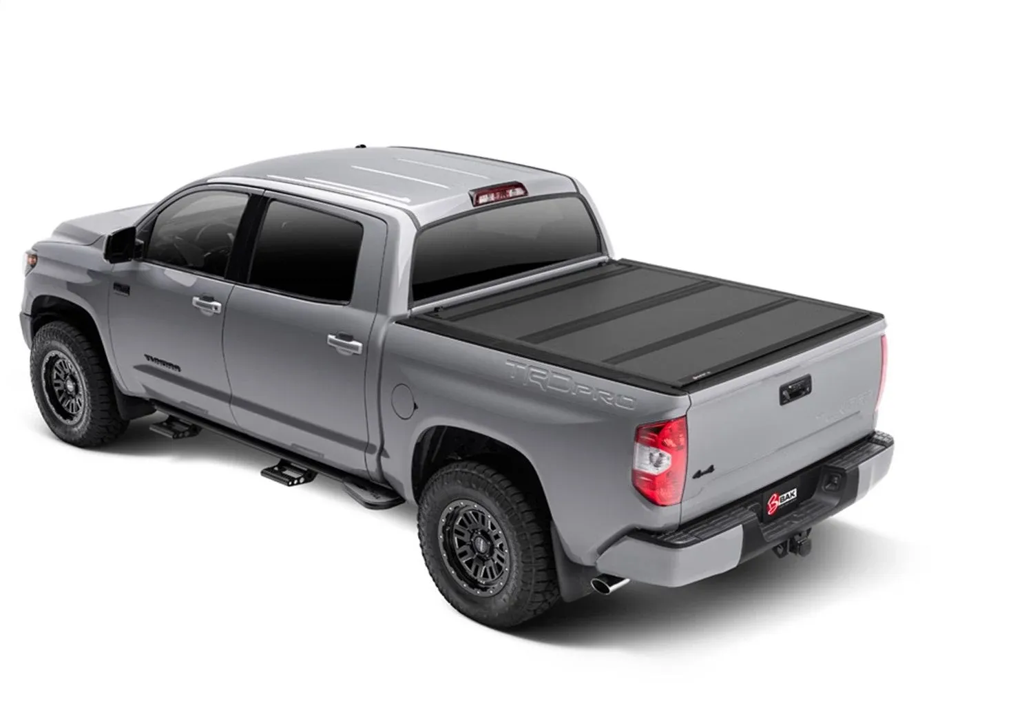 BAK BAKFlip MX4 Hard Folding Truck Bed Tonneau Cover | 448441 | Fits 2022 - 2023 Toyota Tundra 6' 7" Bed (78.7") , Black