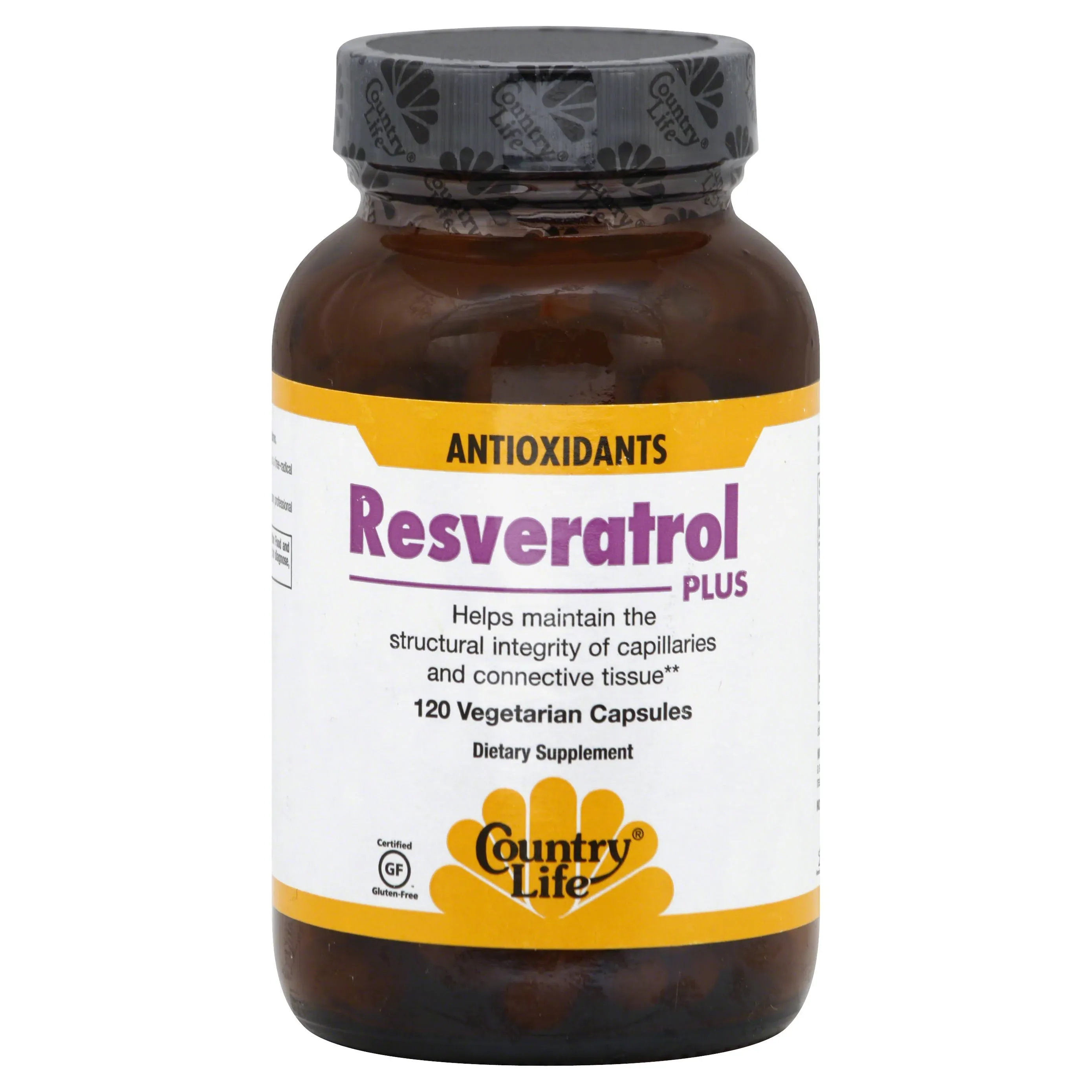 Country Life Resveratrol Plus 120 Capsules