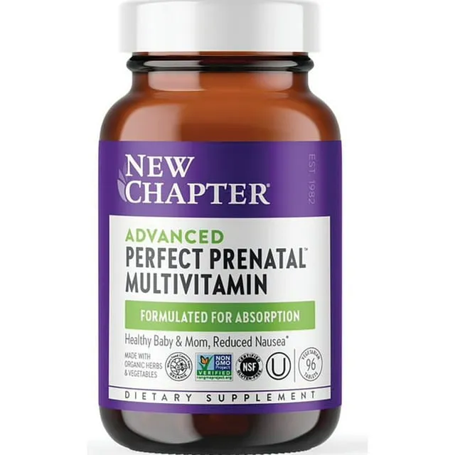 New Chapter Perfect Prenatal Vitamins - 96 tablets