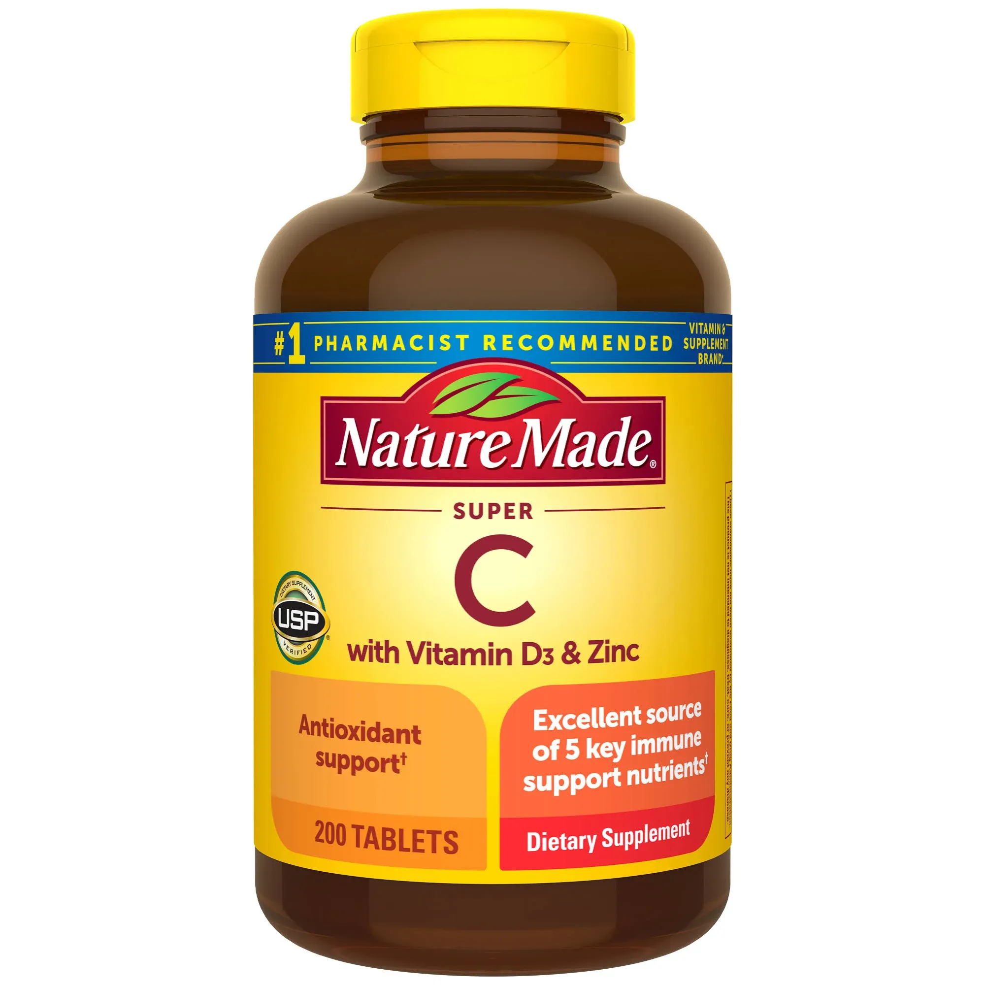 Nature Made Super C Immune Complex 900 mg 200 Tablets