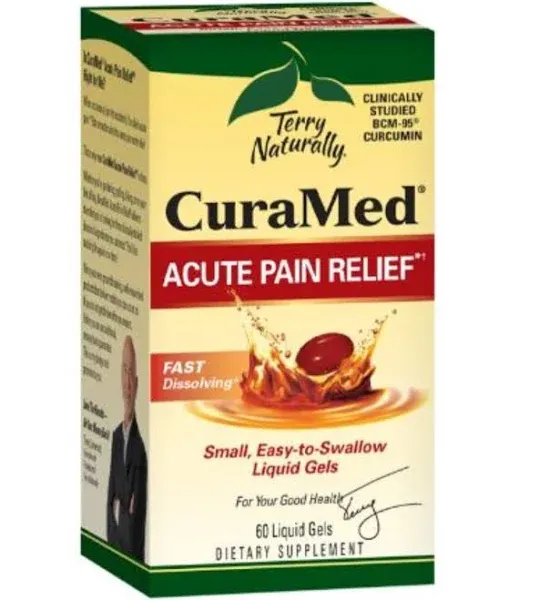 Terry Naturally, CuraMed, Acute Pain Relief, 60 Liquid Gels