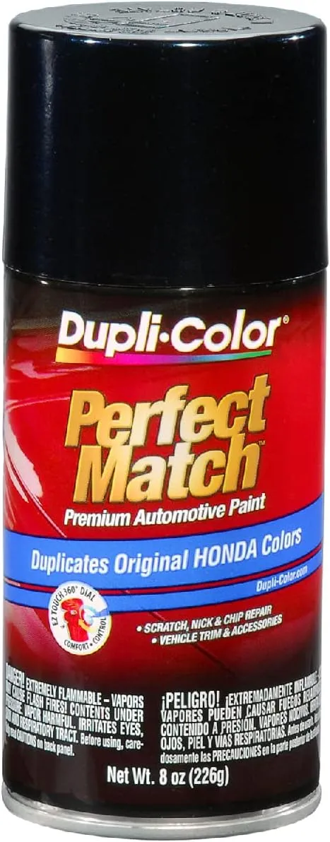 Krylon BHA0982 8 oz Perfect Match Automotive Paint, Honda Nighthawk Black Pearl