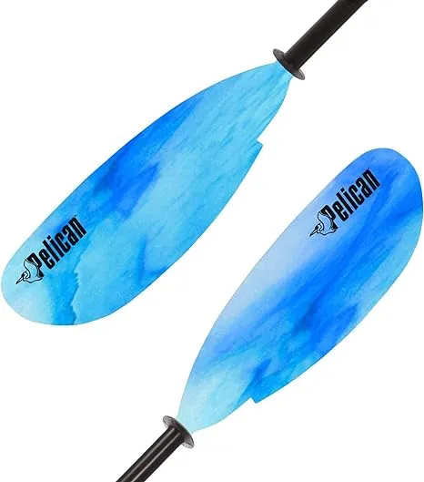 Poseidon Paddle 89 in - Aluminum Shaft with Reinforced Fiberglass Blades - Lightweight, Adjustable Kayaks Paddles