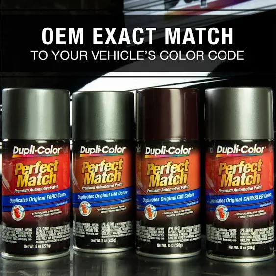 Dupli-Color EBCC04077 Perfect Match Automotive Spray Paint – Chrysler Stone White, PW1 – 8 oz. Aerosol Can