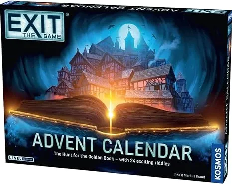 EXIT: Advent Calendar - The Mystery of The Ice Cave | EXIT: The Game - A Kosmos Game | Family-Friendly, Card-Based at-Home Escape Room Experience in a Calendar| 24 Riddles Over 24 Days | Ages 10+