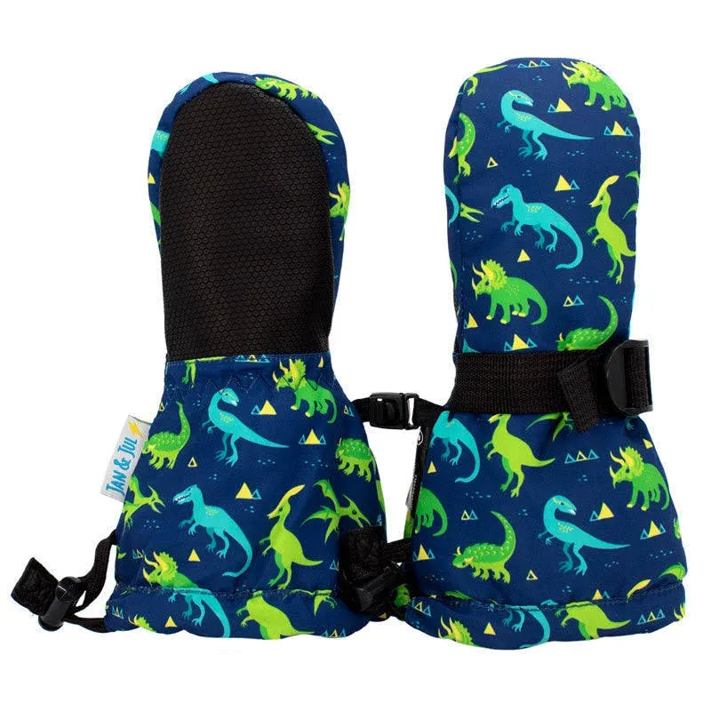 Jan & Jul Snow Mittens for Kids Waterproof Fleece-Lined