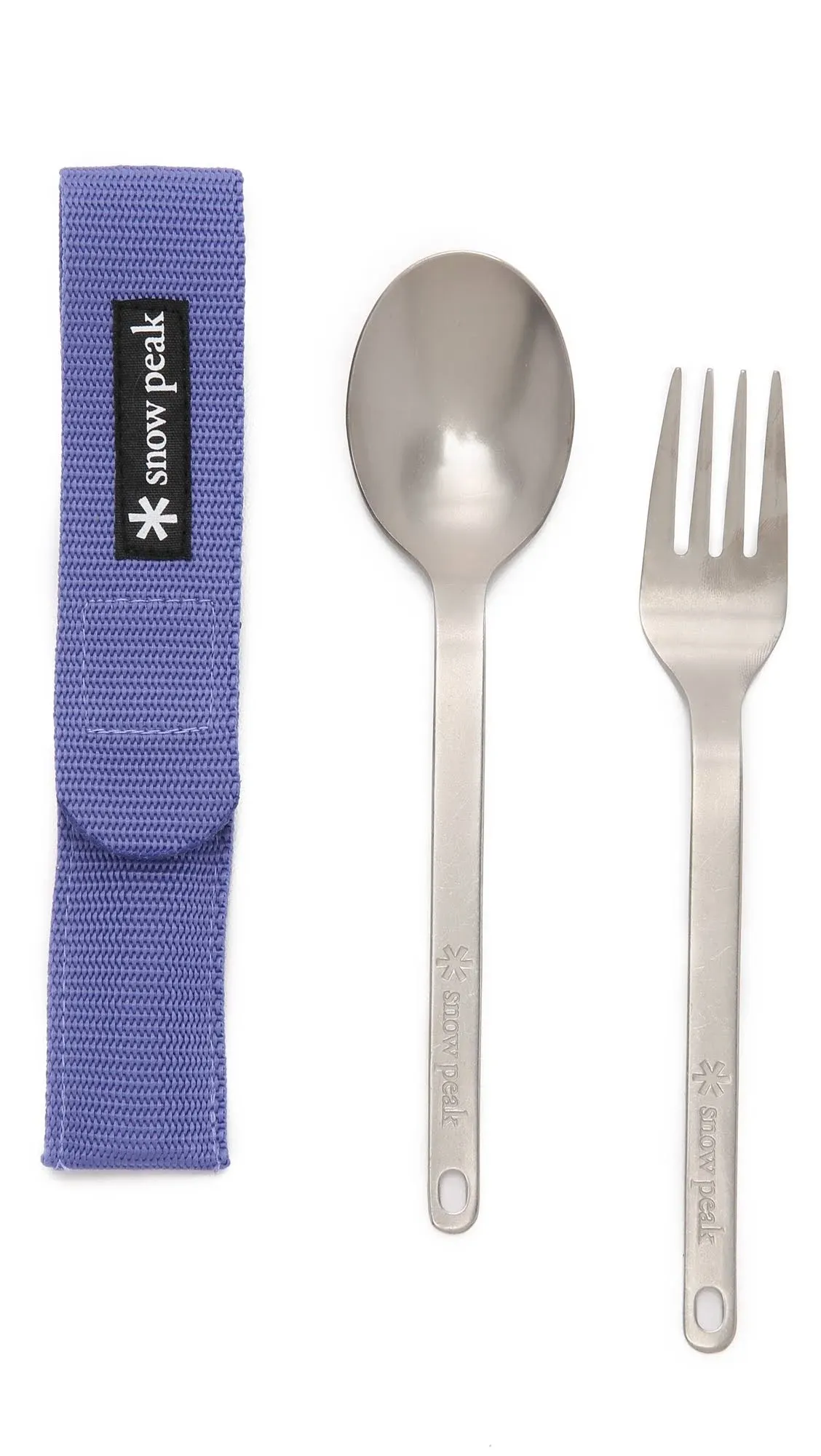 Snow Peak Titanium Fork & Spoon Set