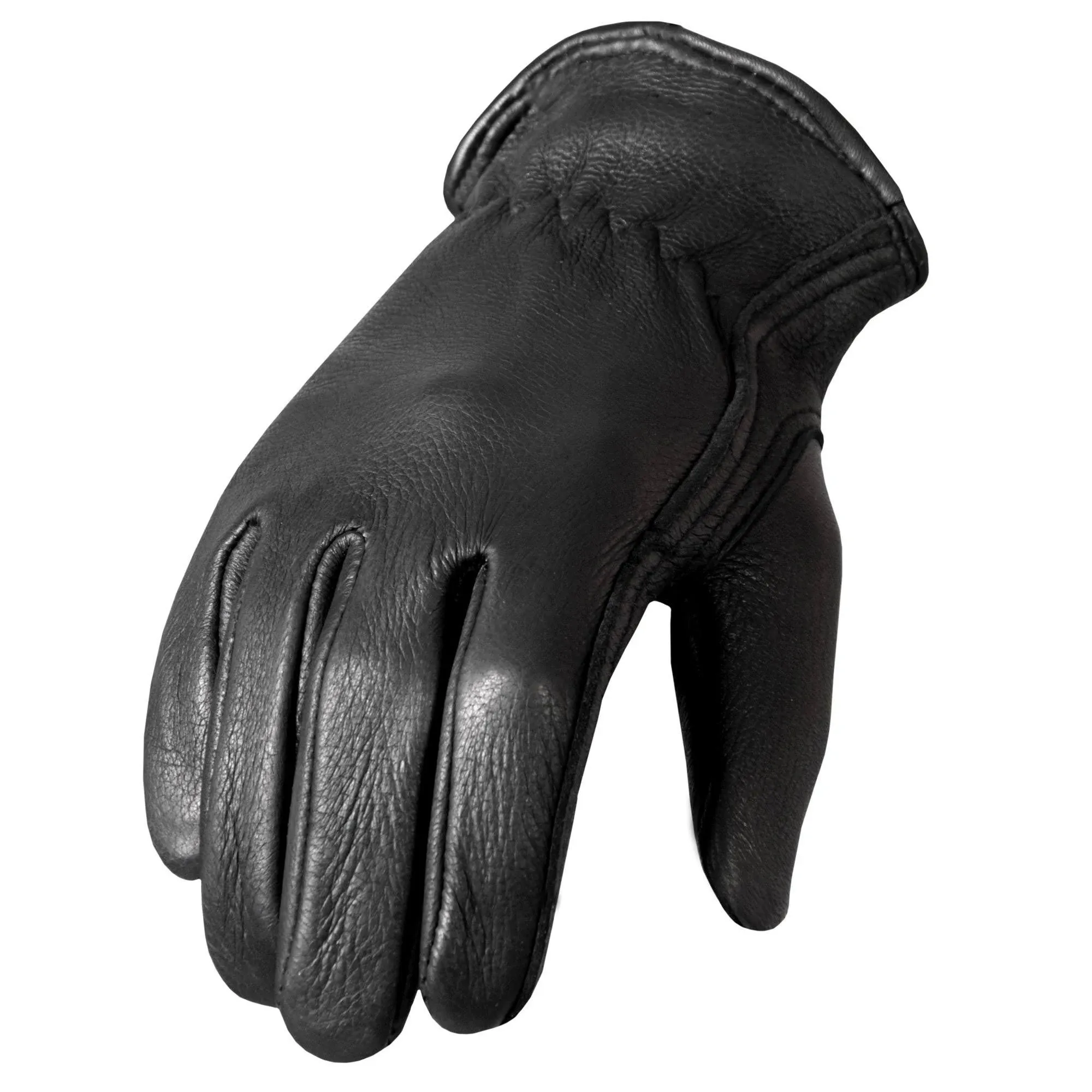 Hot Leathers Classic Deerskin Unlined Driving Gloves