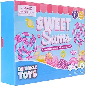 Sweet Sums I Math Games for Kids Ages 4-8 I Addition Games | Kindergarten Math Games I Math Manipulatives 1st Grade I Addition and Subtraction Games