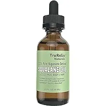 Squalane 100% Pure Plant Derived Face Oil 2 Fl Oz All Natural, Hydrates 