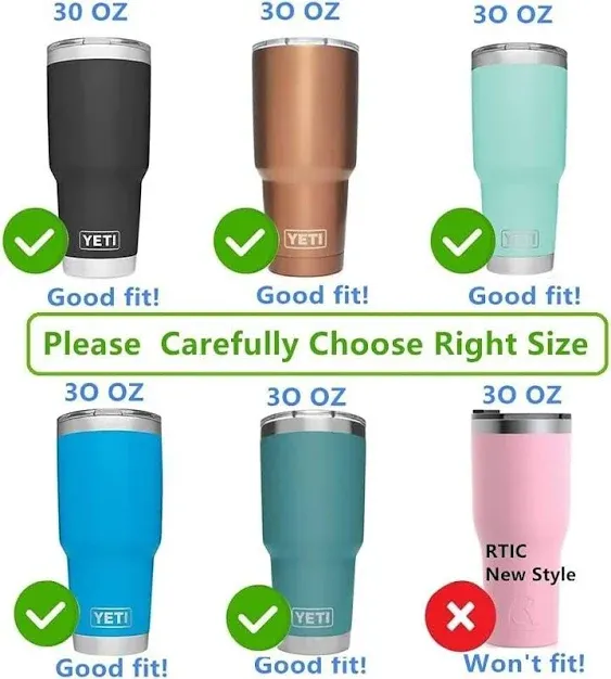 2 Replacement Lids Stainless Steel Tumbler Travel Cup Transparent