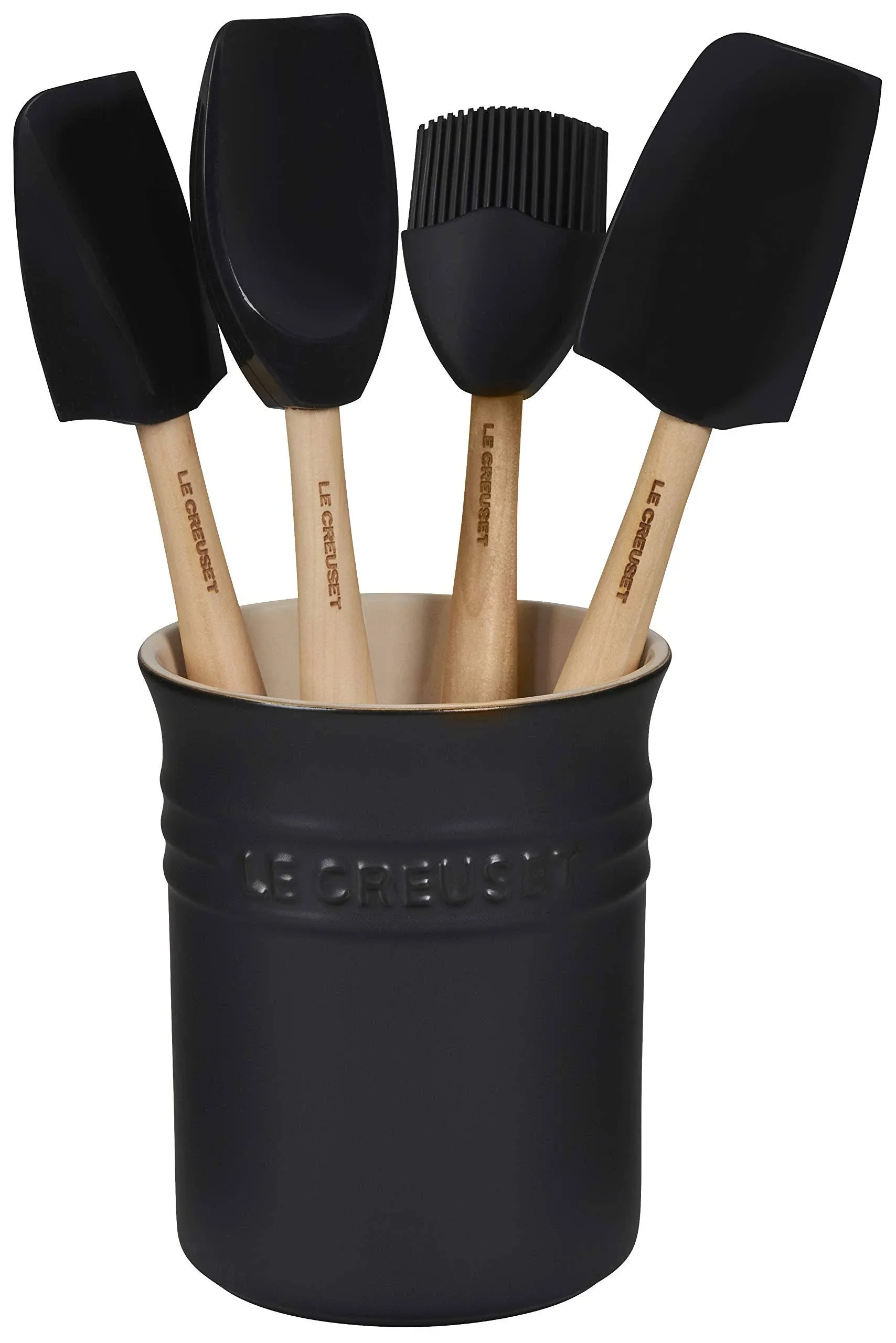 Le Creuset 5-Piece Craft Series Utensil Set with Crock