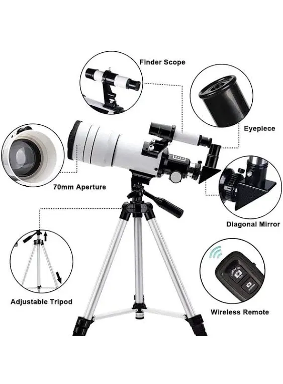 ToyerBee 70mm Aperture Astronomical Refractor Telescope