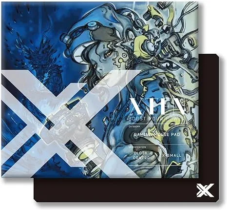 XTEN Gaming Mouse Pad Cross Type XS Size 250mm x 200mm x 3mm Black P-XSC-AA-X