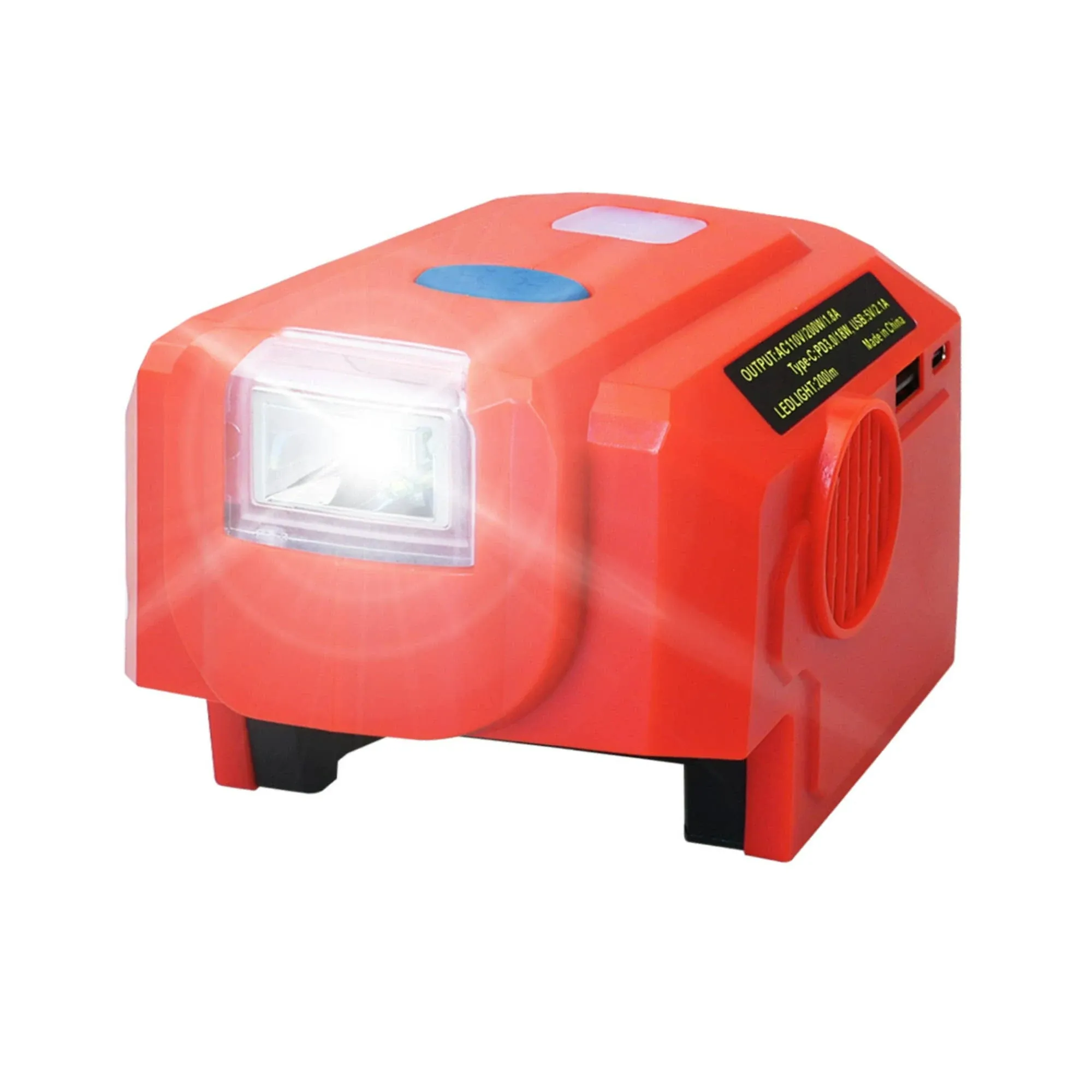 200W Power Inverter Generator for Milwaukee 18V Battery