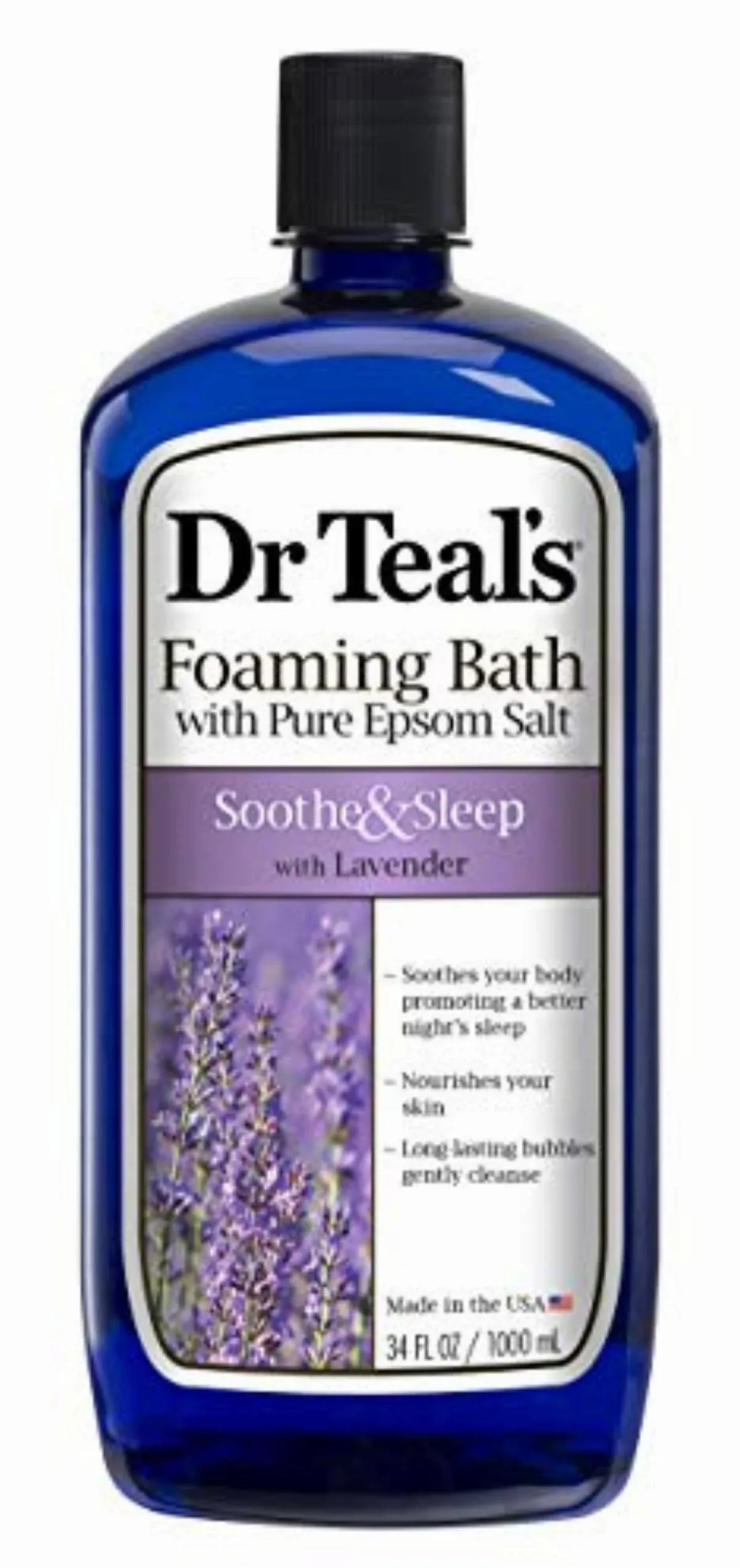 Dr Teal's Foaming Bath - Soothe & Sleep with Lavender 1L