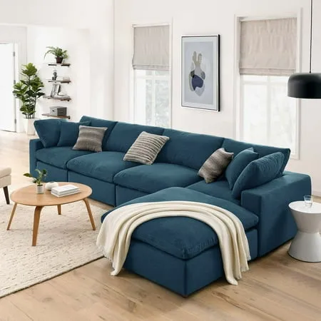 Modway Commix 5 Piece Sectional Sofa Set