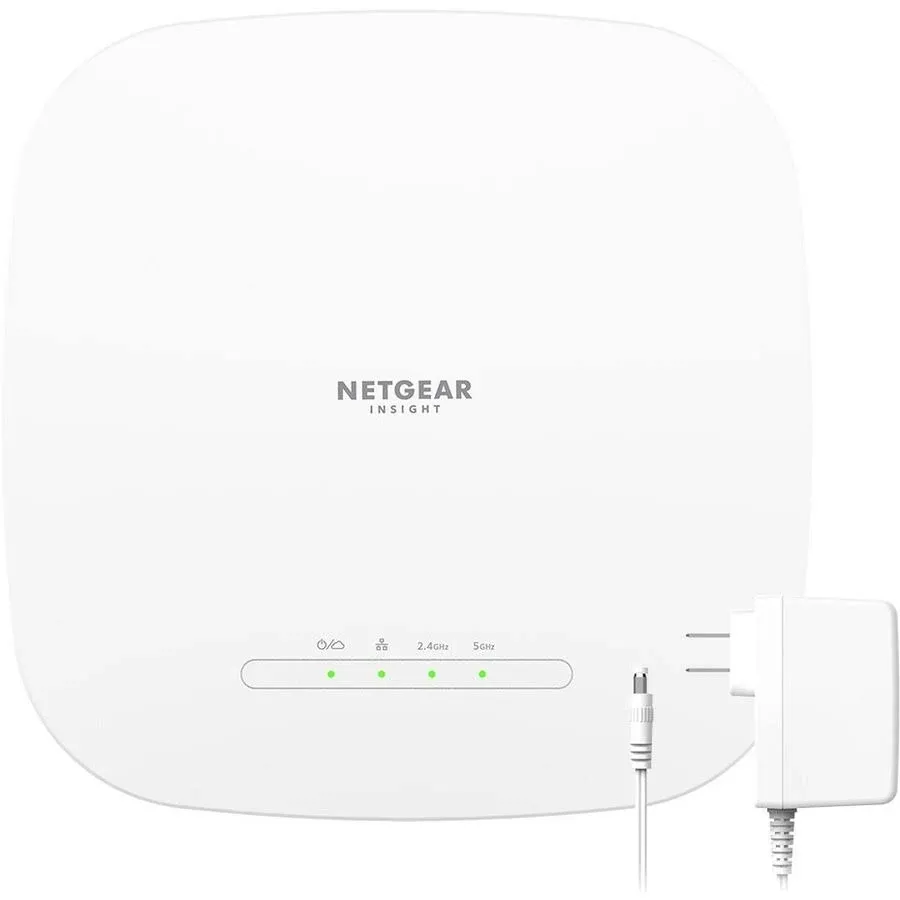 NETGEAR Cloud Managed Wireless Access Point (WAX615) - WiFi 6 Dual-Band AX3000 Speed | Up to 256 Client Devices | 802.11ax | Insight Remote Management | PoE+ Powered or AC Adapter (not Included)