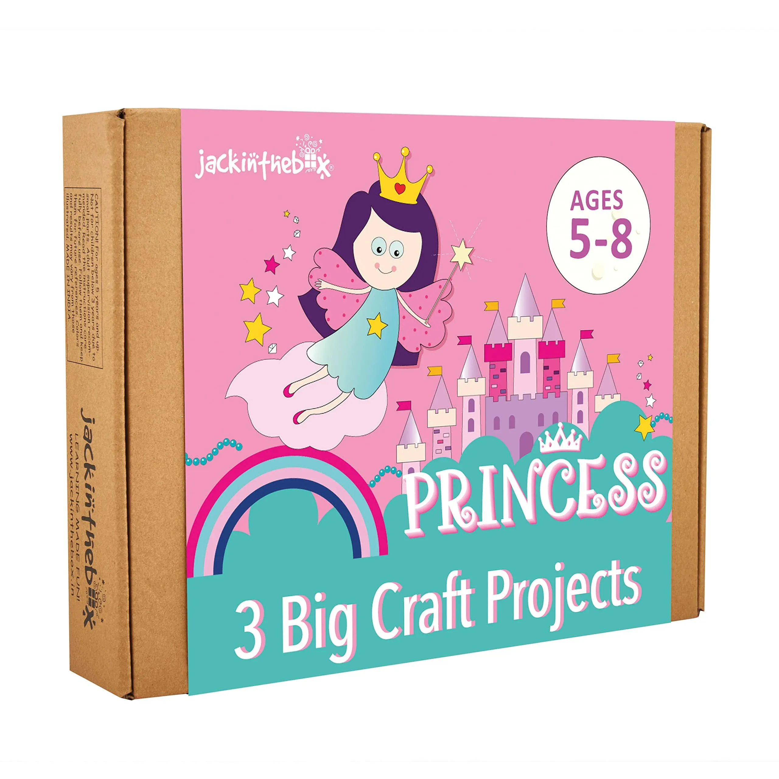 Jackinthebox Princess Themed Arts And Crafts For Girls | Make A Cape, Tiara And ...