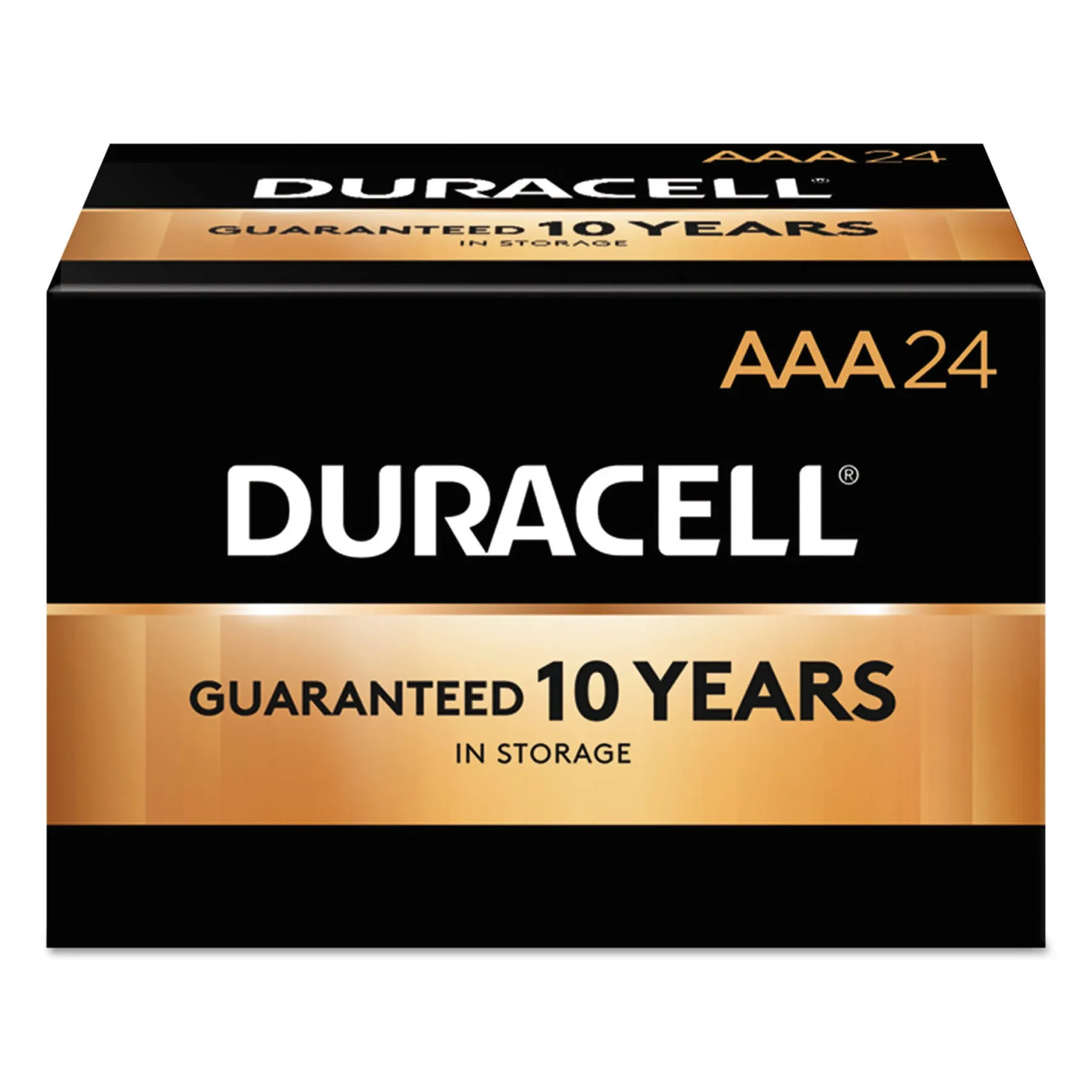 Duracell Coppertop AAA Alkaline Batteries, 24/Box