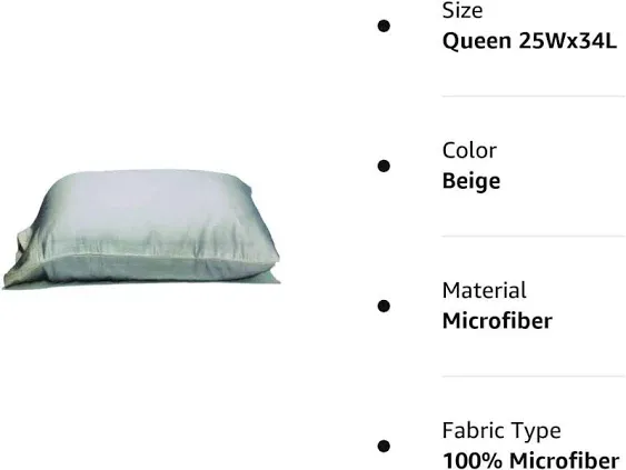 The Giant Pillowcase - Extra Large Extra Tall Pillowcases. 100% Microfiber. 2-Pa