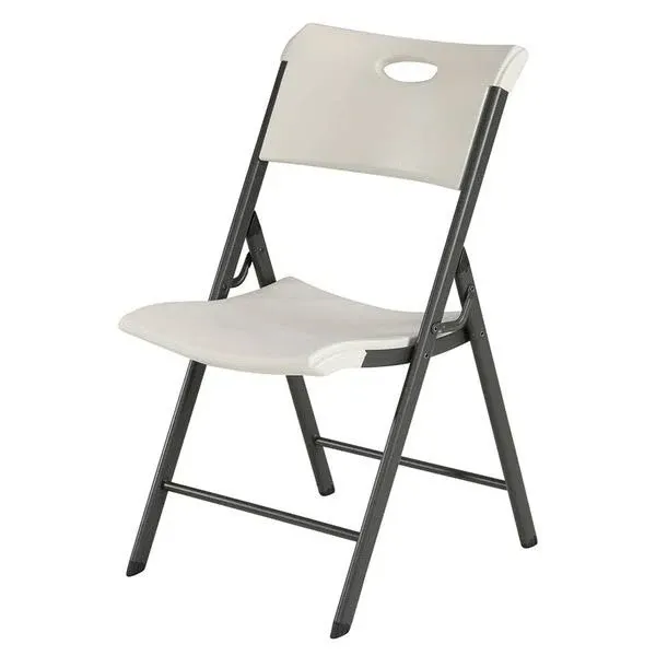 Lifetime 80625 Contemporary Commercial Folding Chair - Almond