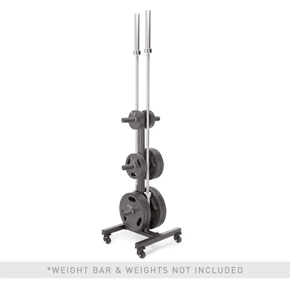 Marcy 6-Peg Olympic Weight Plate Tree