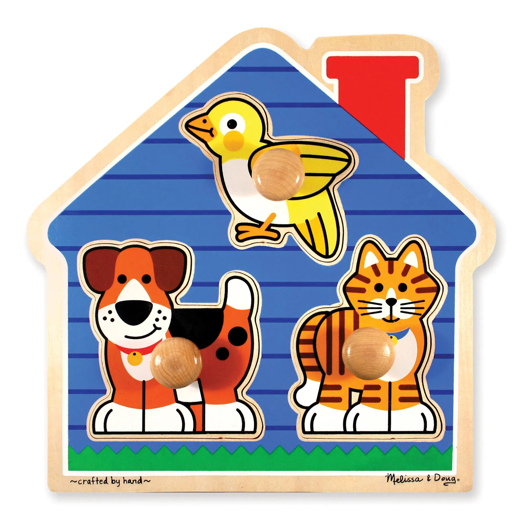 Melissa & Doug House Pets Jumbo Knob Puzzle