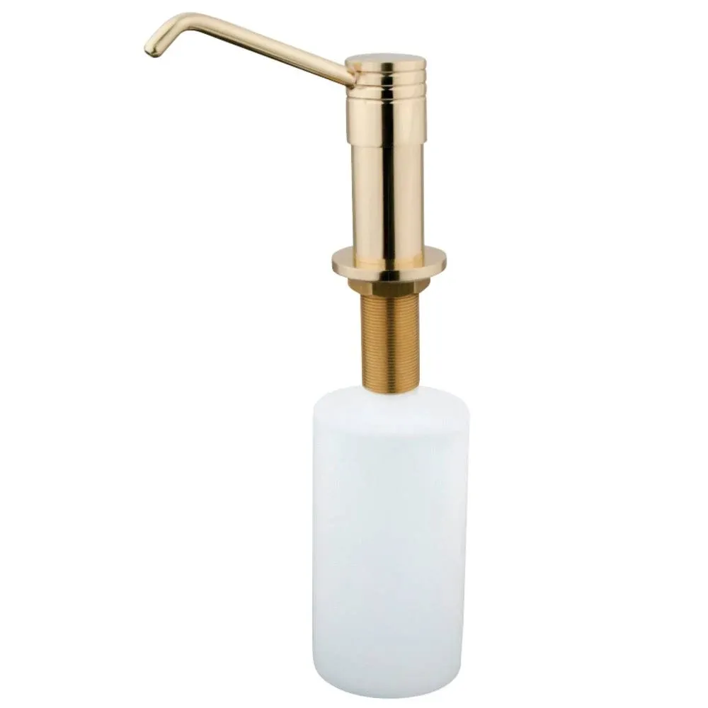 Kingston Brass SD2602 Milano Soap Dispenser, Polished Brass - Kingston Brass SD2602