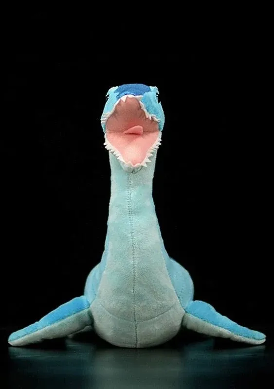 Plesiosaurus Plush Toy, Dinosaur Stuffed Animal Throw Plushie Pillow Doll, Soft Blue Fluffy Friend Hugging Cushion - Present for Every Age & Occasion