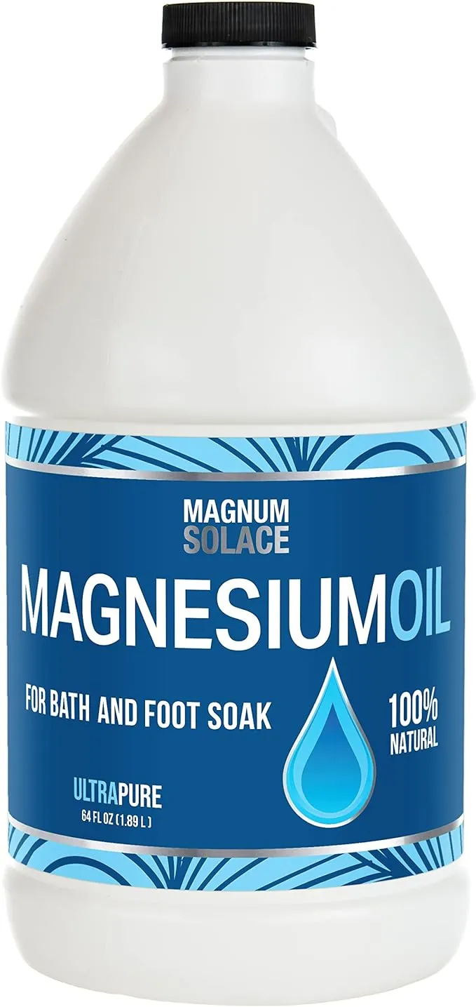 Magnesium Oil Spray - 100% Natural Magnesium Spray – Made with Dead Sea Salt, Stronger Than Magnesium Lotion and Magnesium Cream