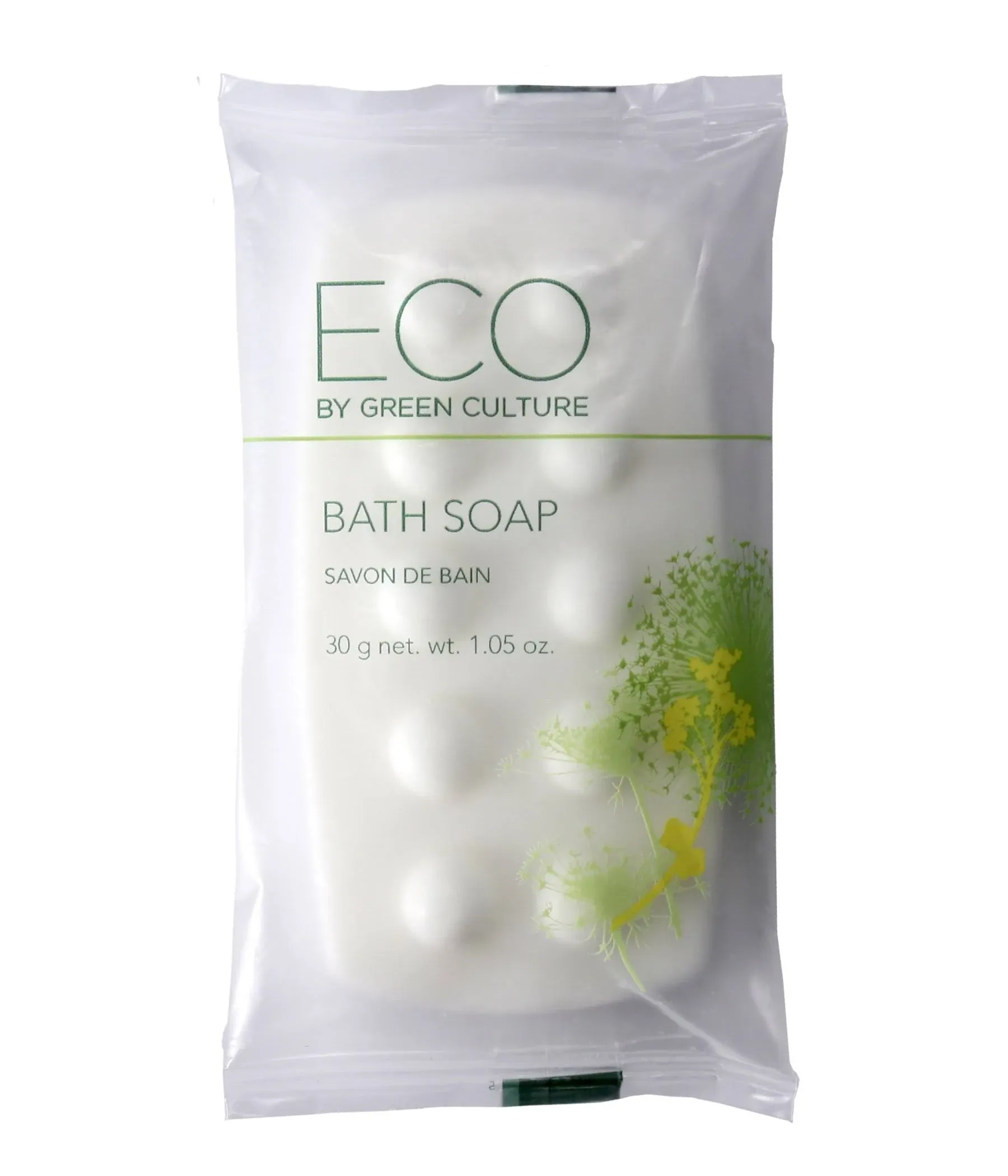 Eco By Green Culture Bath Massage Bar Clean Scent 1.06 oz 300/Carton SPEGCBH