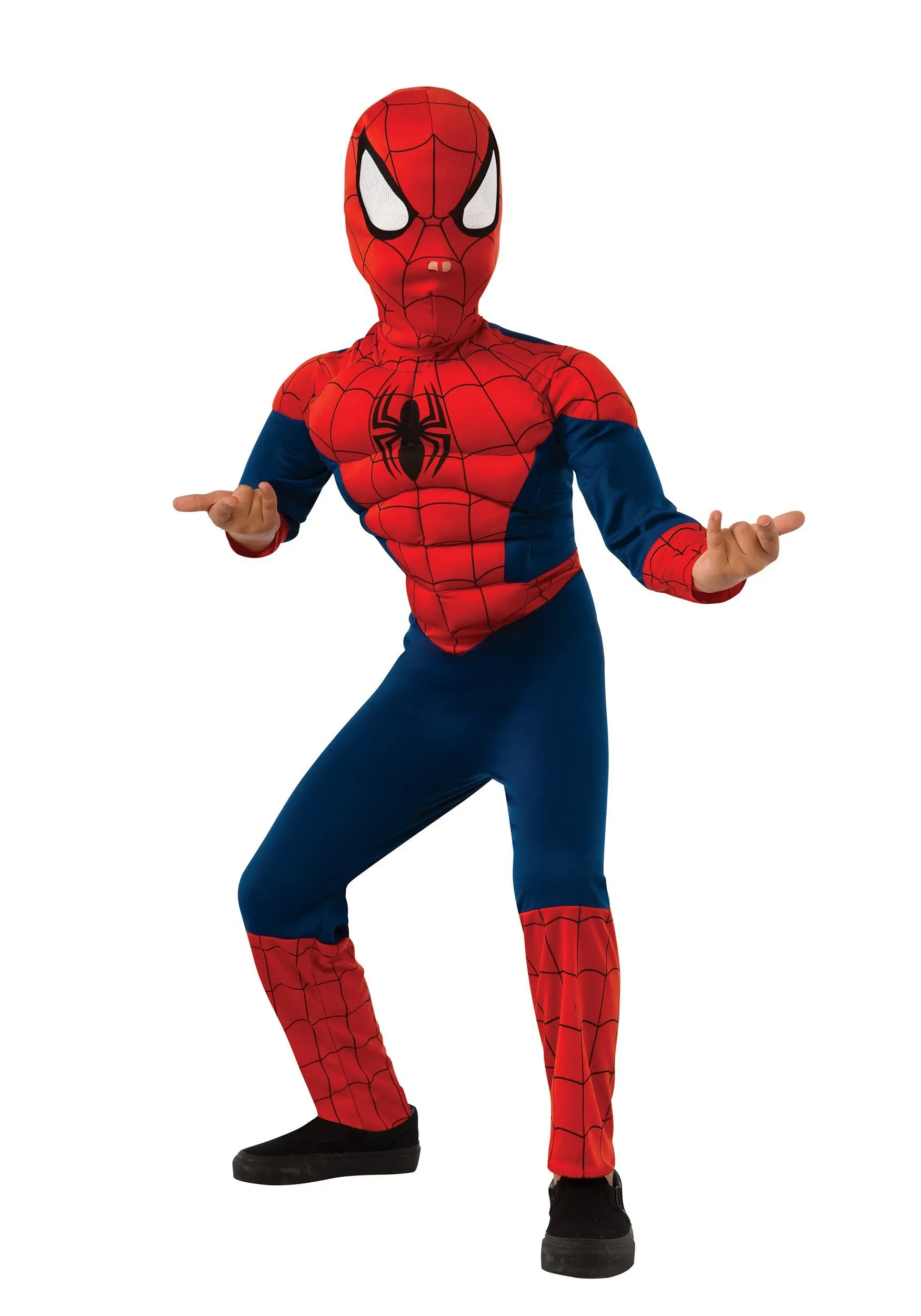 Rubie's Spider-Man Muscle Boy's Halloween Fancy-Dress Costume for Child, S