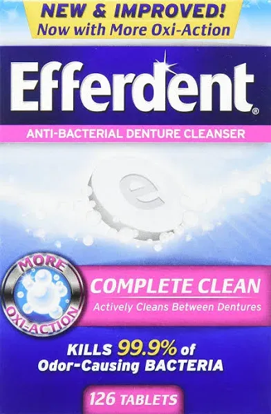 Efferdent Denture Cleanser