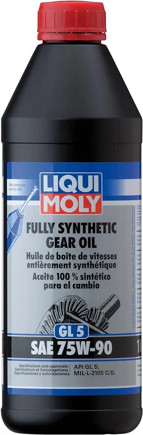 BMW Differential Oil - SAE 75W-90 Synthetic (1 Liter) Liqui Moly 07512293972