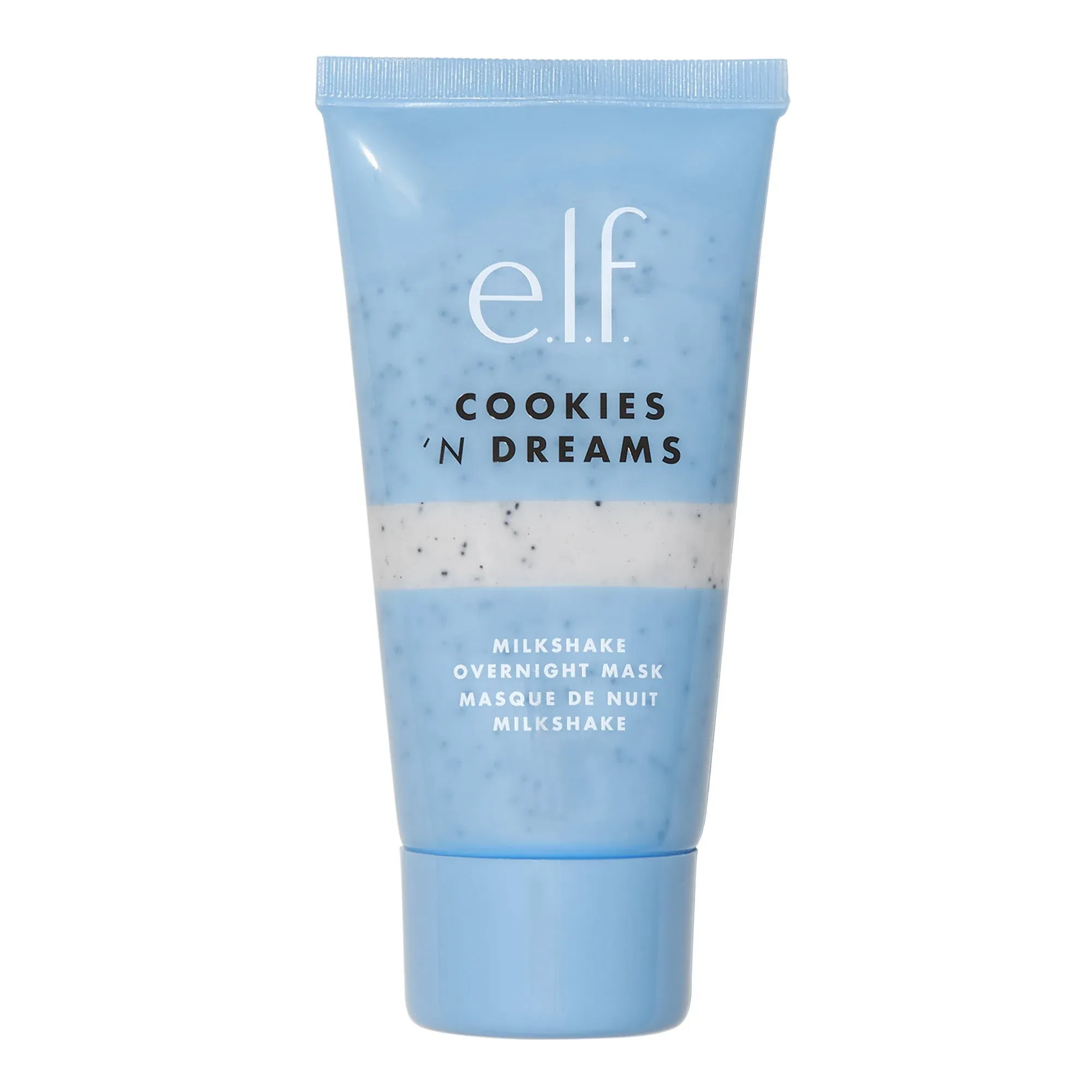 e.l.f. Cookies N' Dreams Milkshake Overnight Mask, Richly Soothing Face Mask For Moisturizing & Nourishing Skin While You Sleep, Vegan & Cruelty-free