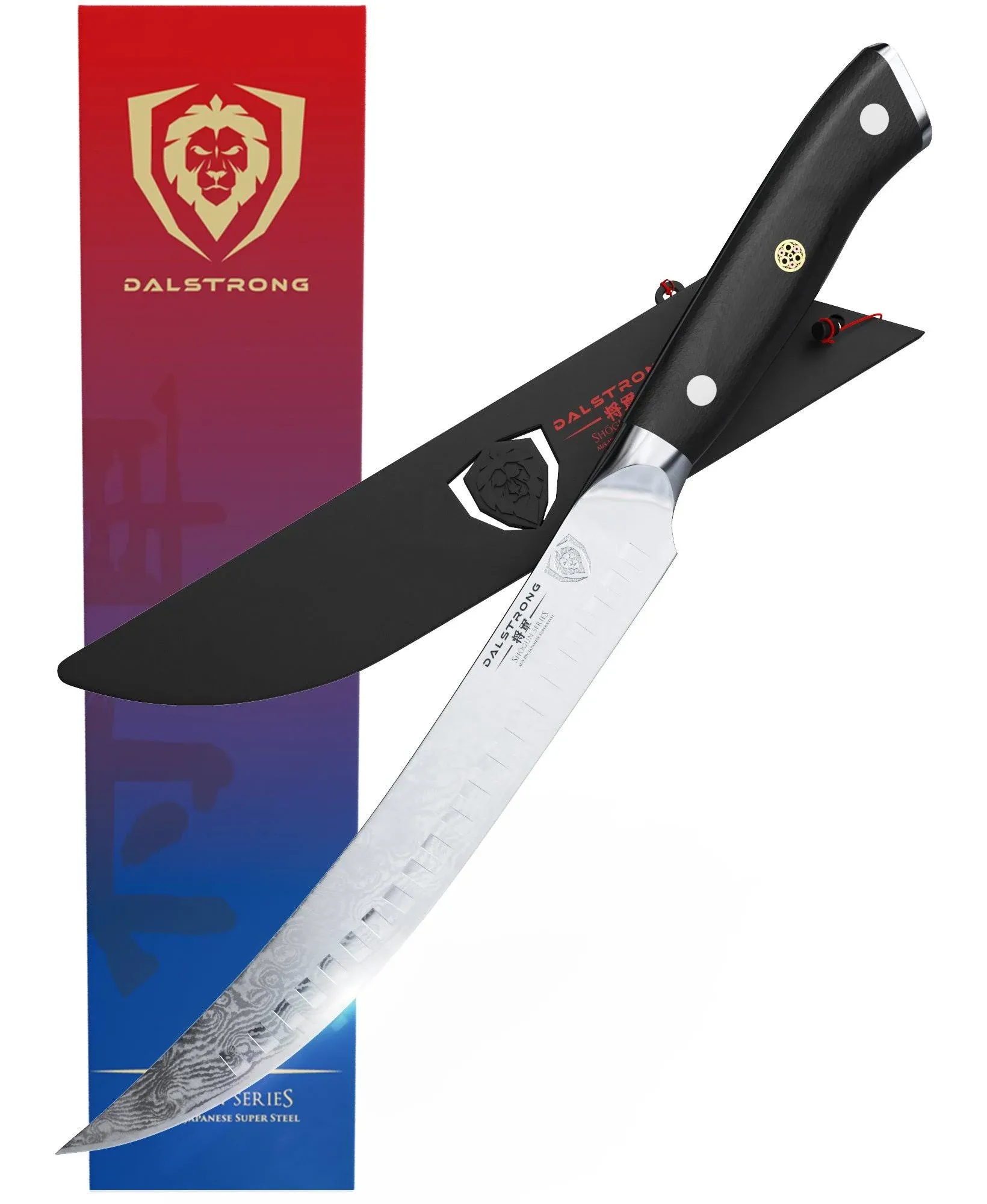 8" Butcher & Breaking Knife| Cimiter | Shogun Series | Dalstrong